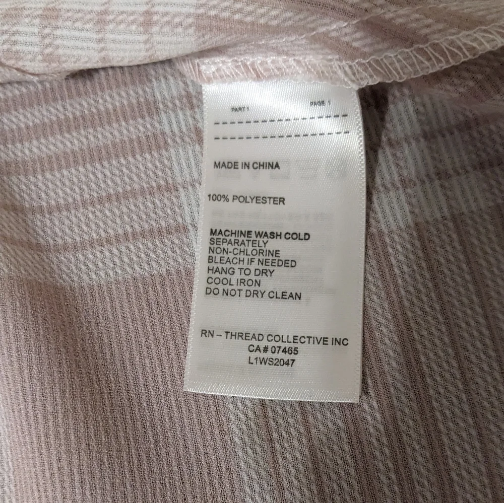 Laundry pink plaid crossover bodice with knot top nwt - Picture 15 of 15
